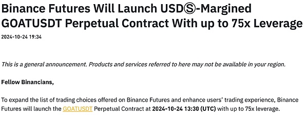 Source: Binance website