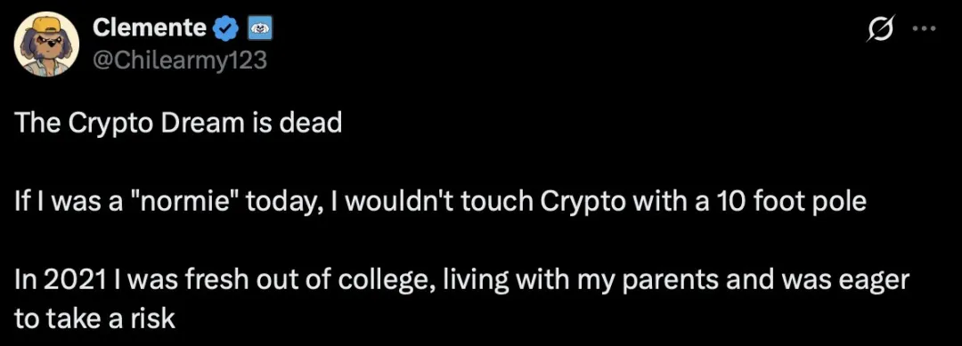 观点：后加密推特时代，非线性收益已经结束