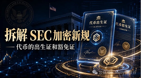 拆解SEC加密新规：代币的出生证和豁免证